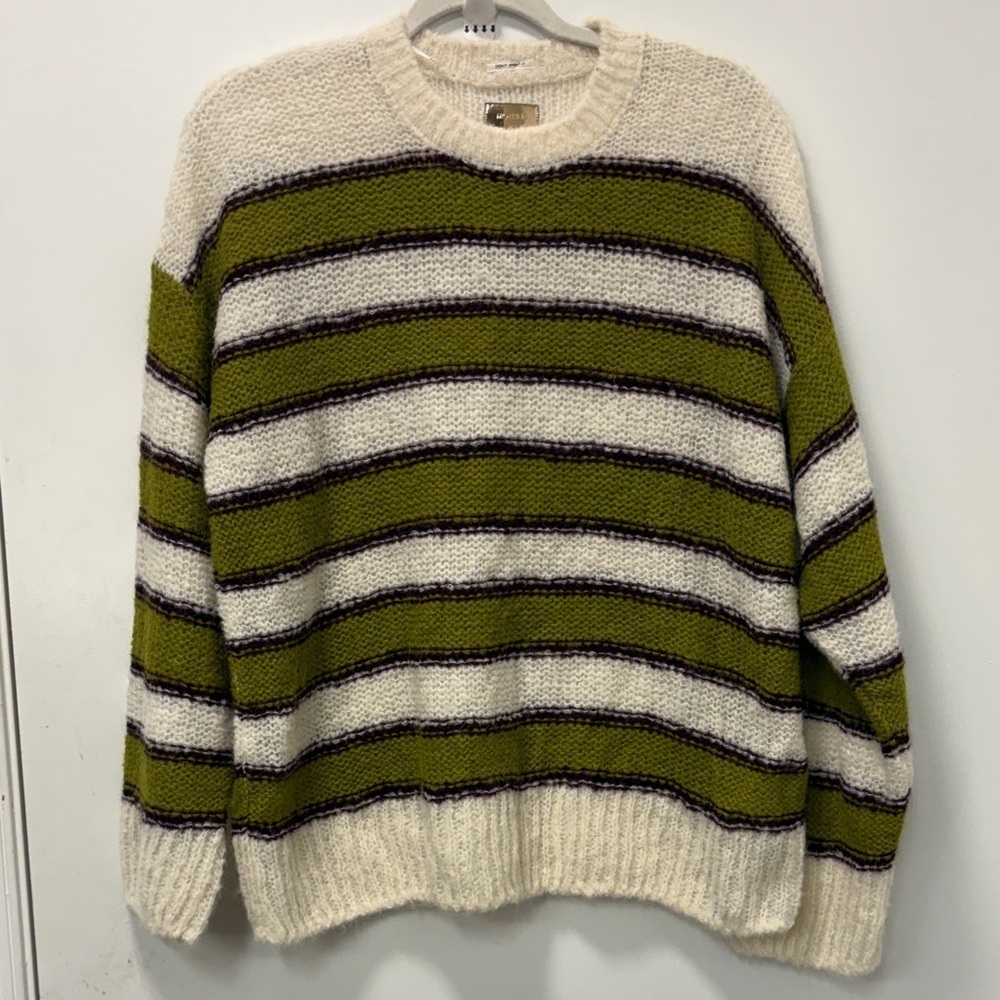 MOTHER THE BIGGIE JUMPER IN OLIVE